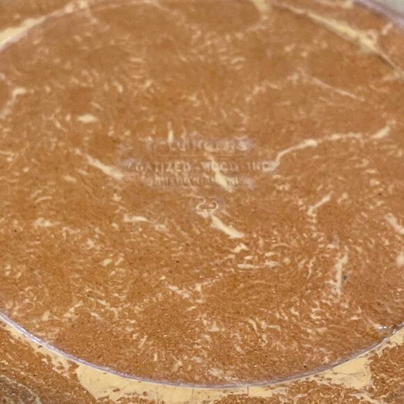 Ellingers agatized wood bowl 10” melamine #23 - Picture 7 of 11